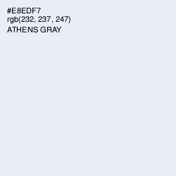 #E8EDF7 - Athens Gray Color Image